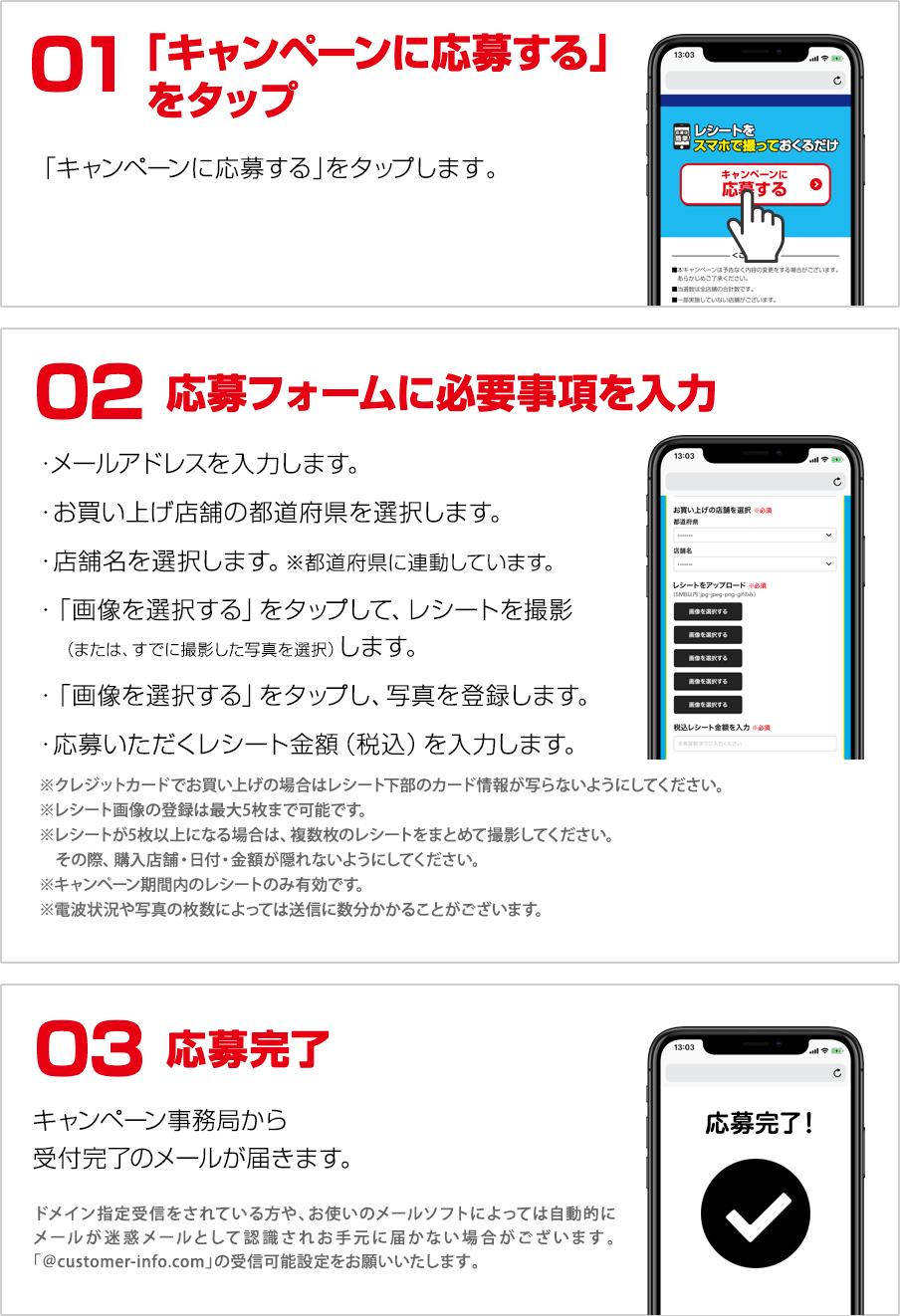 応募の流れ