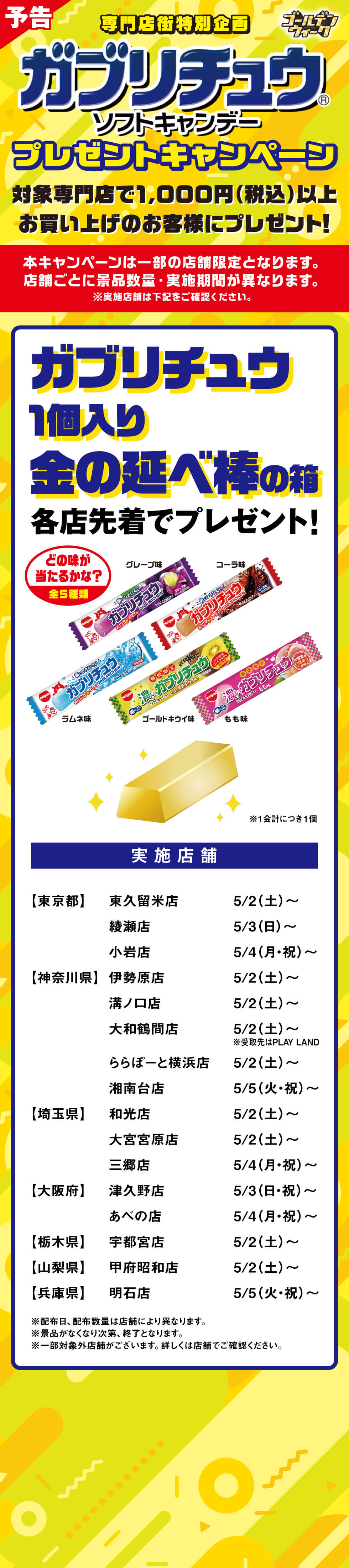 イトーヨーカドー専門店街 ガブリチュウプレゼントキャンペーン..開催!!