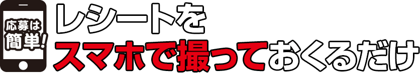 レシートをスマホで撮って送るだけ